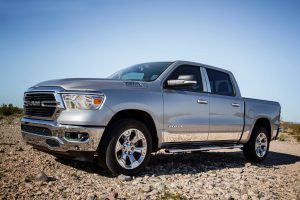 A Silver 2019 Ram 1500