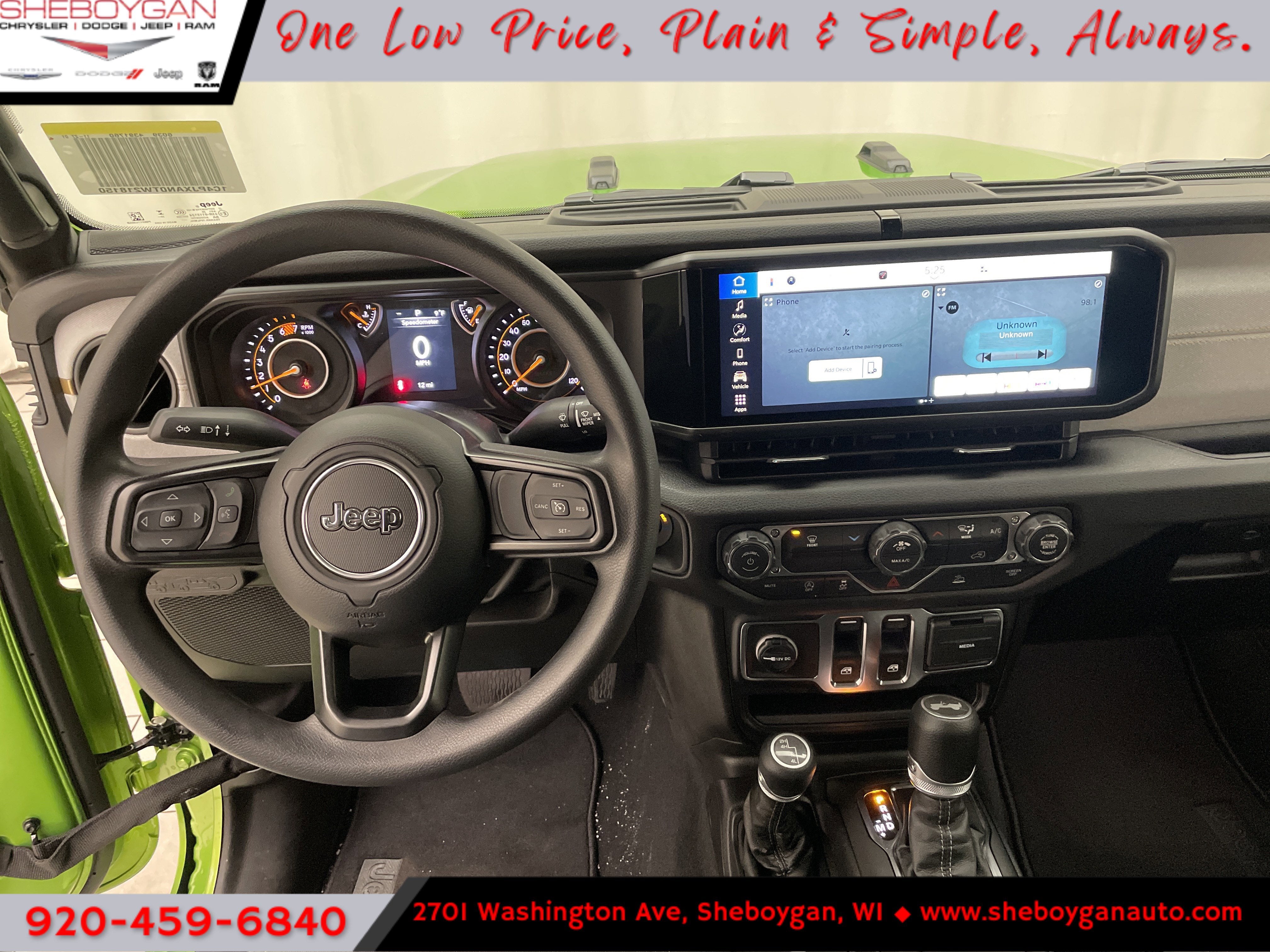 2026 Jeep Wrangler WRANGLER 2-DOOR SPORT