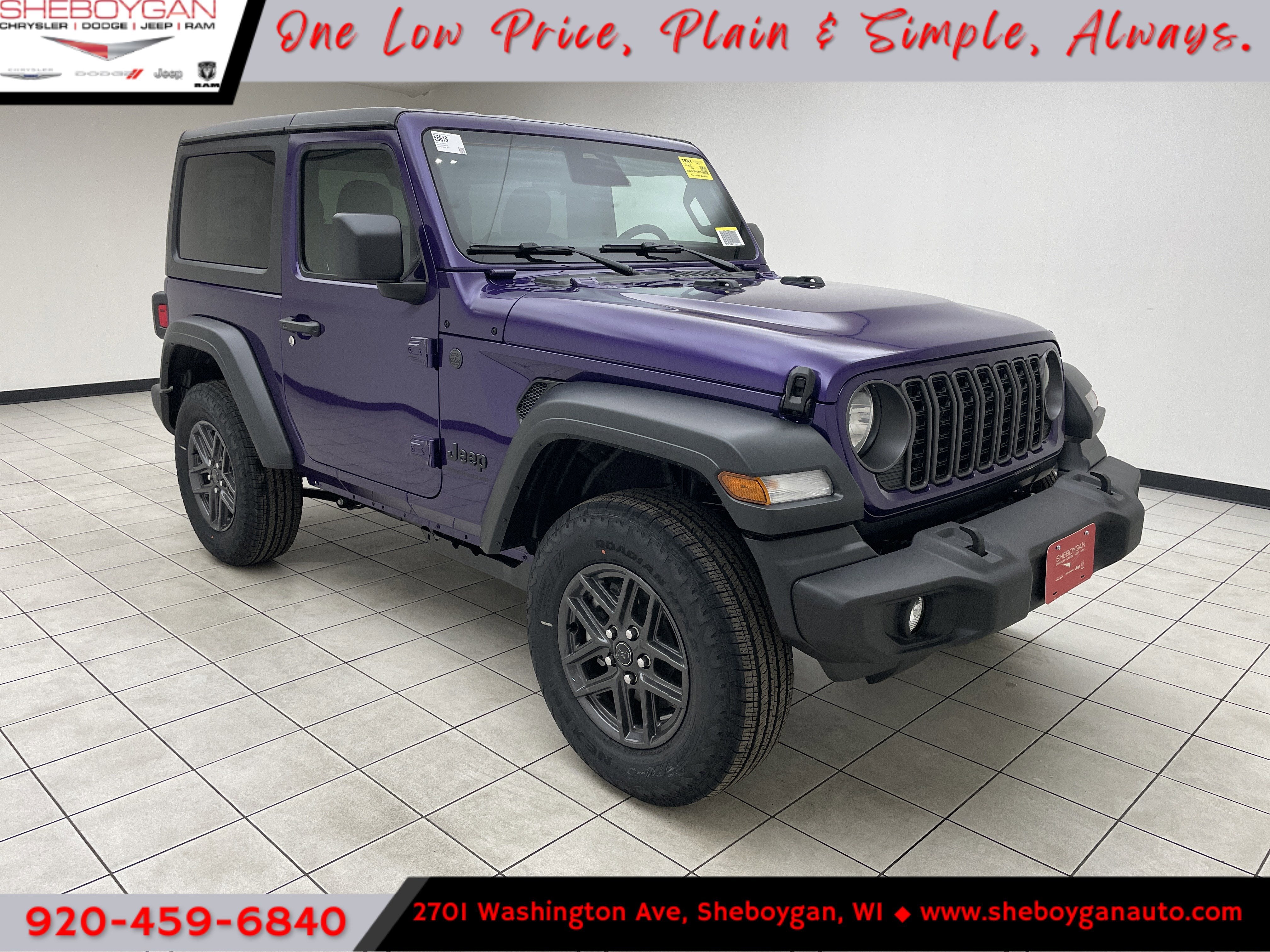 2026 Jeep Wrangler WRANGLER 2-DOOR SPORT S