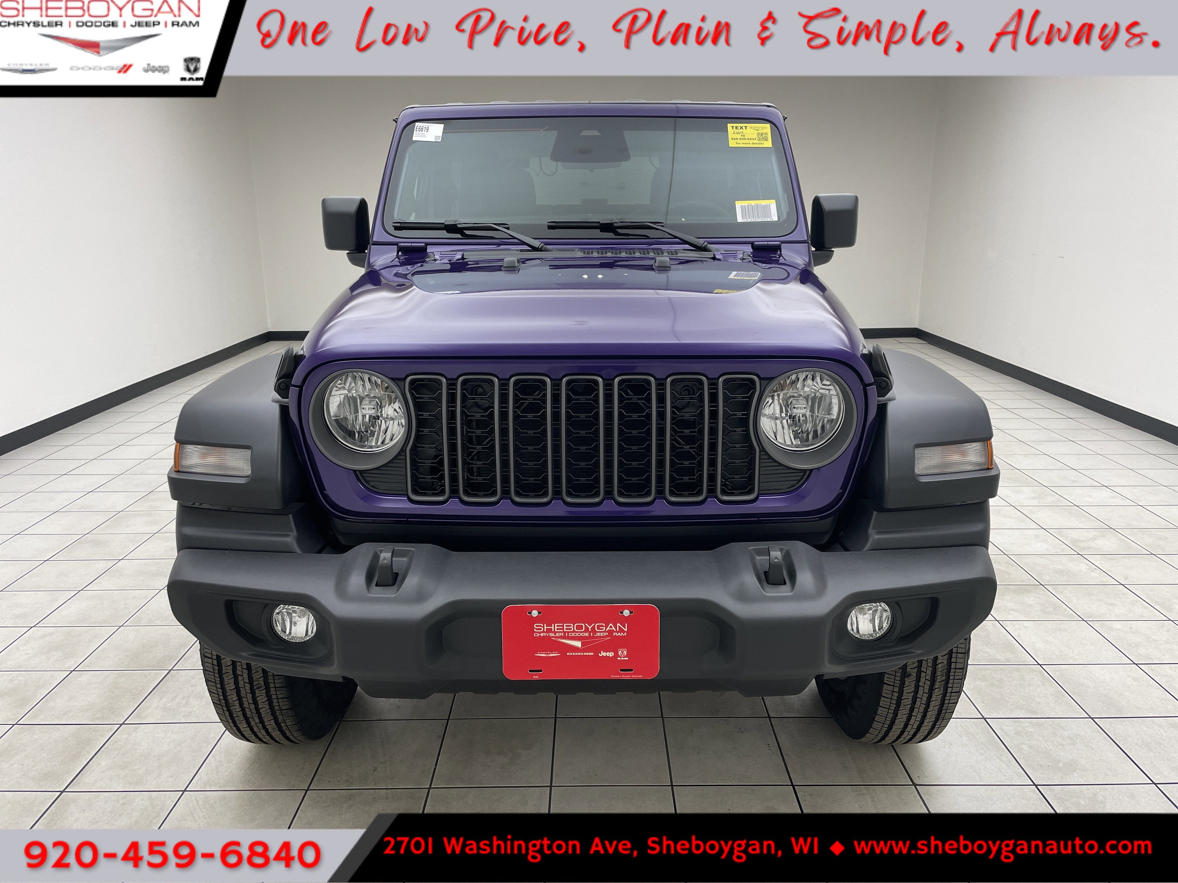 2026 Jeep Wrangler WRANGLER 2-DOOR SPORT S