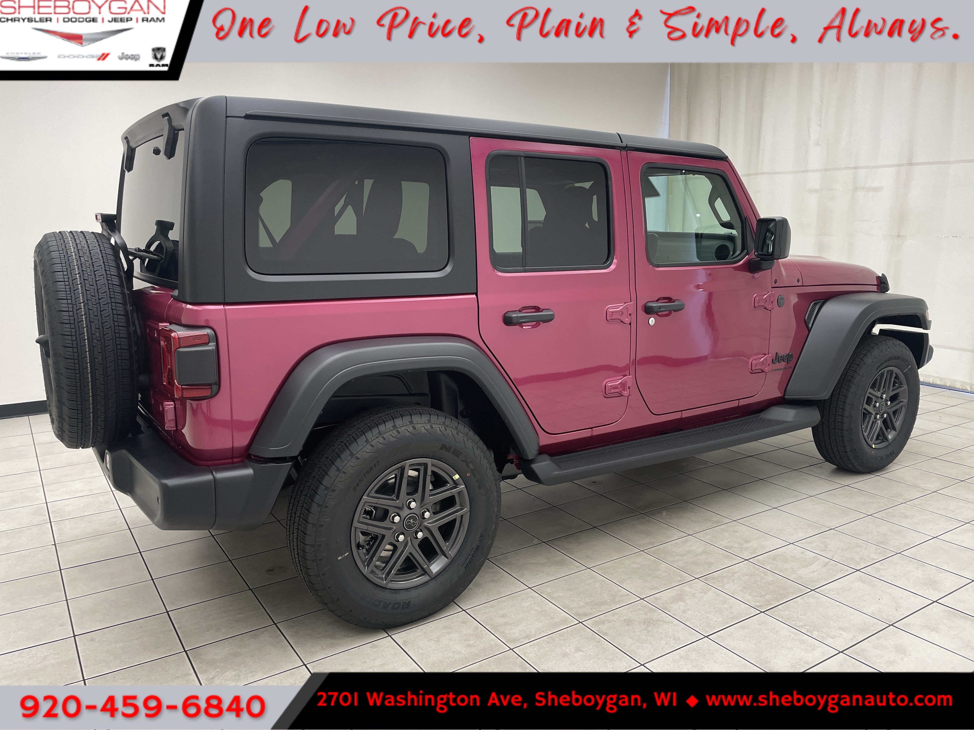 2026 Jeep Wrangler WRANGLER 4-DOOR SPORT S