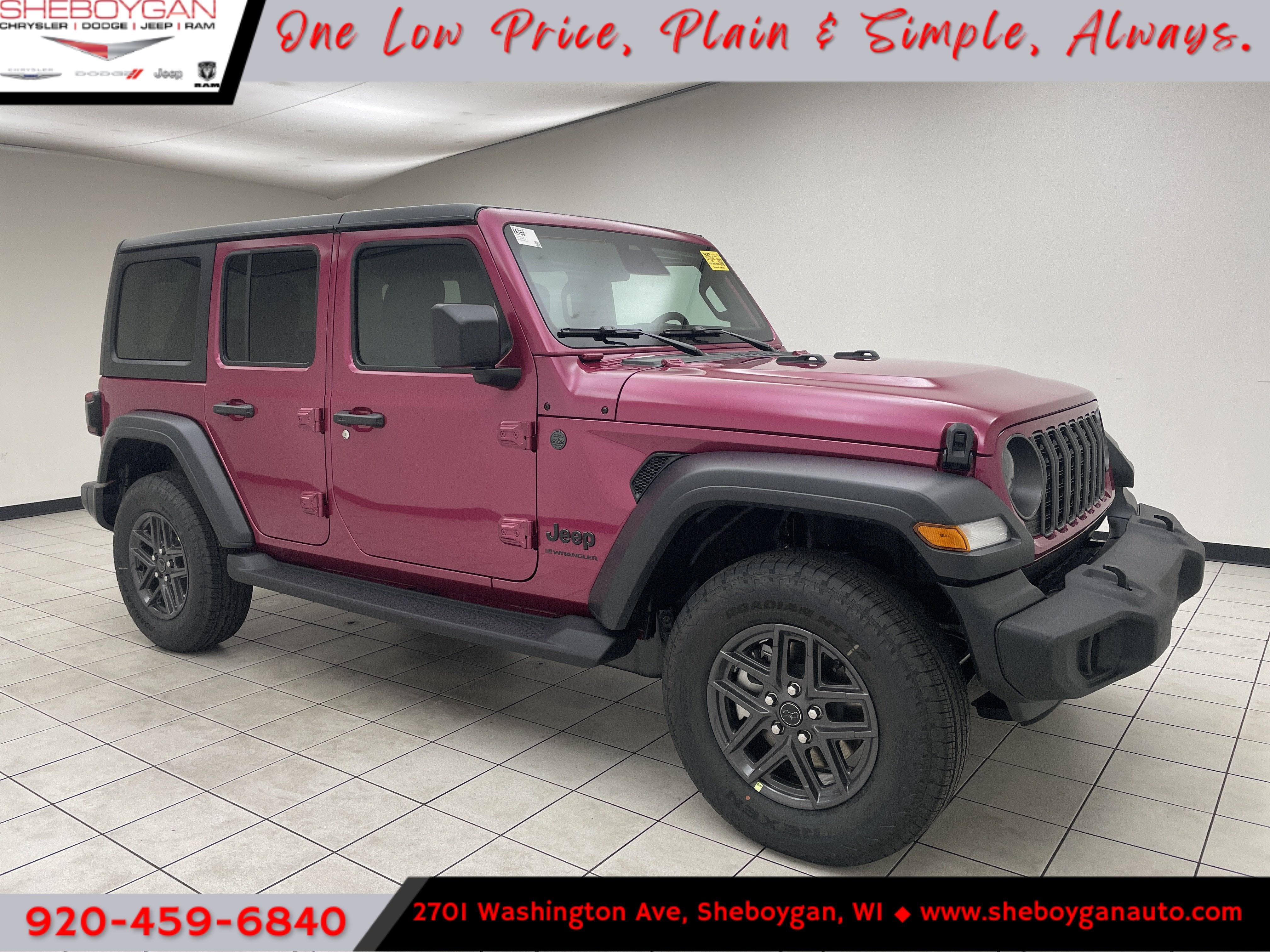 2026 Jeep Wrangler WRANGLER 4-DOOR SPORT S