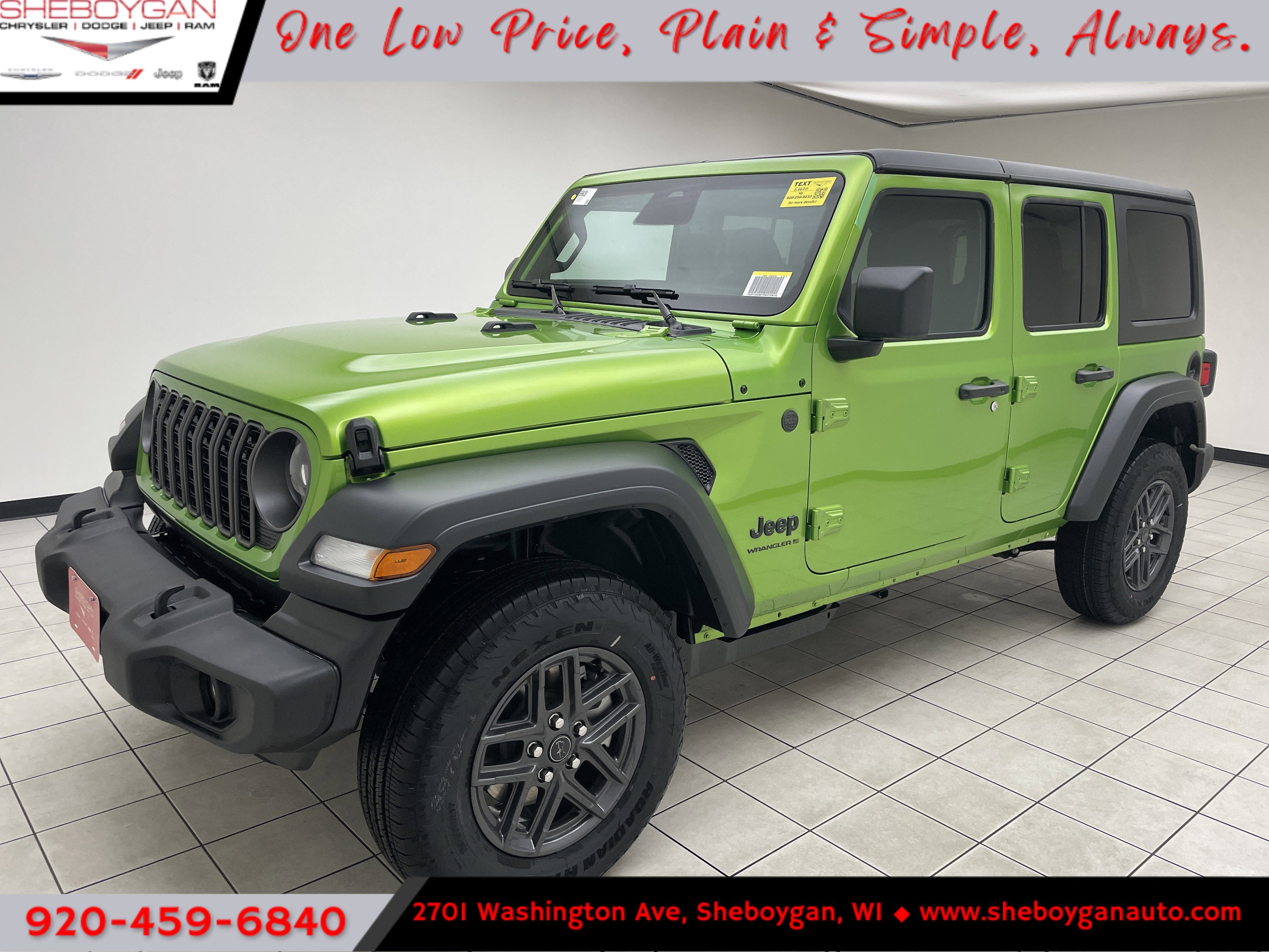 2026 Jeep Wrangler WRANGLER 4-DOOR SPORT S