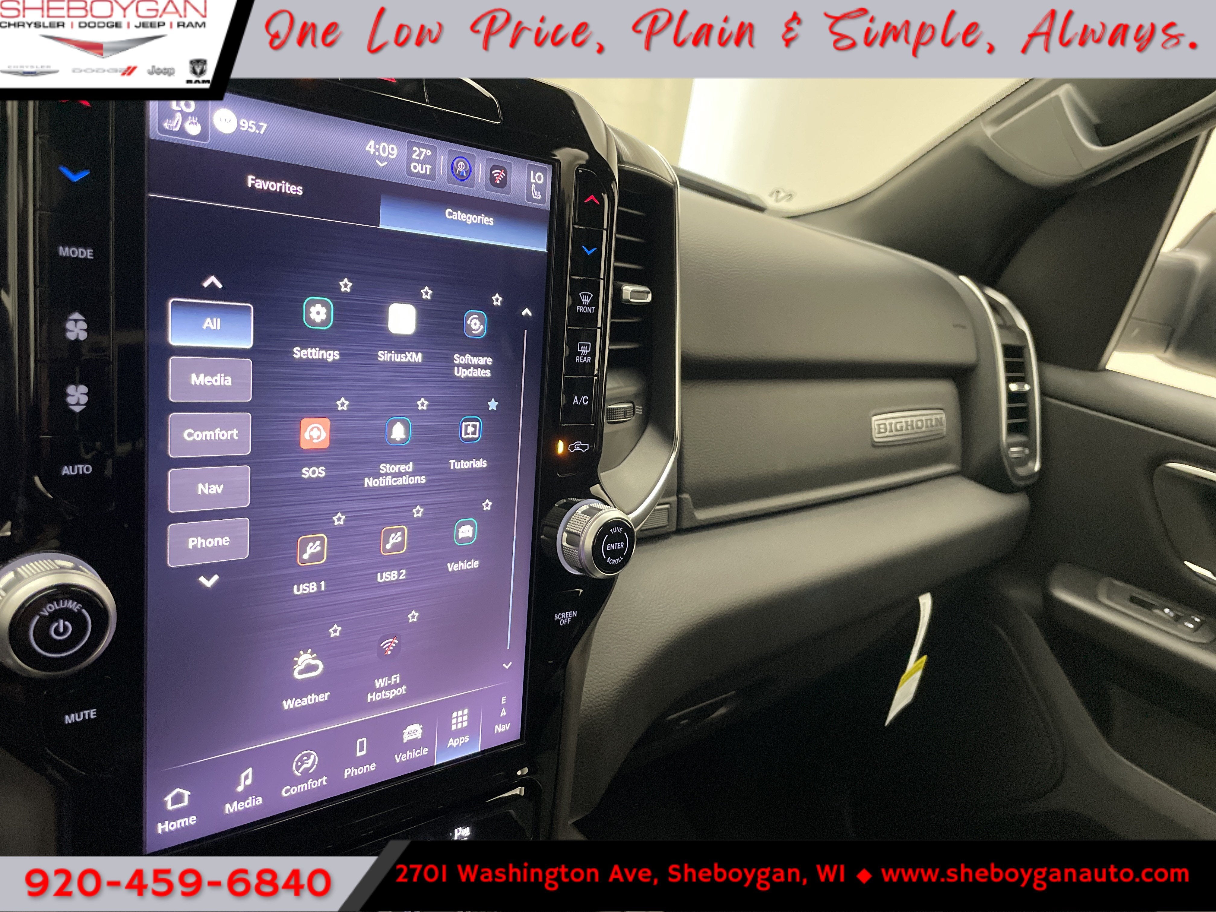 2026 RAM Ram 1500 RAM 1500 BIG HORN CREW CAB 4X4 5'7' BOX