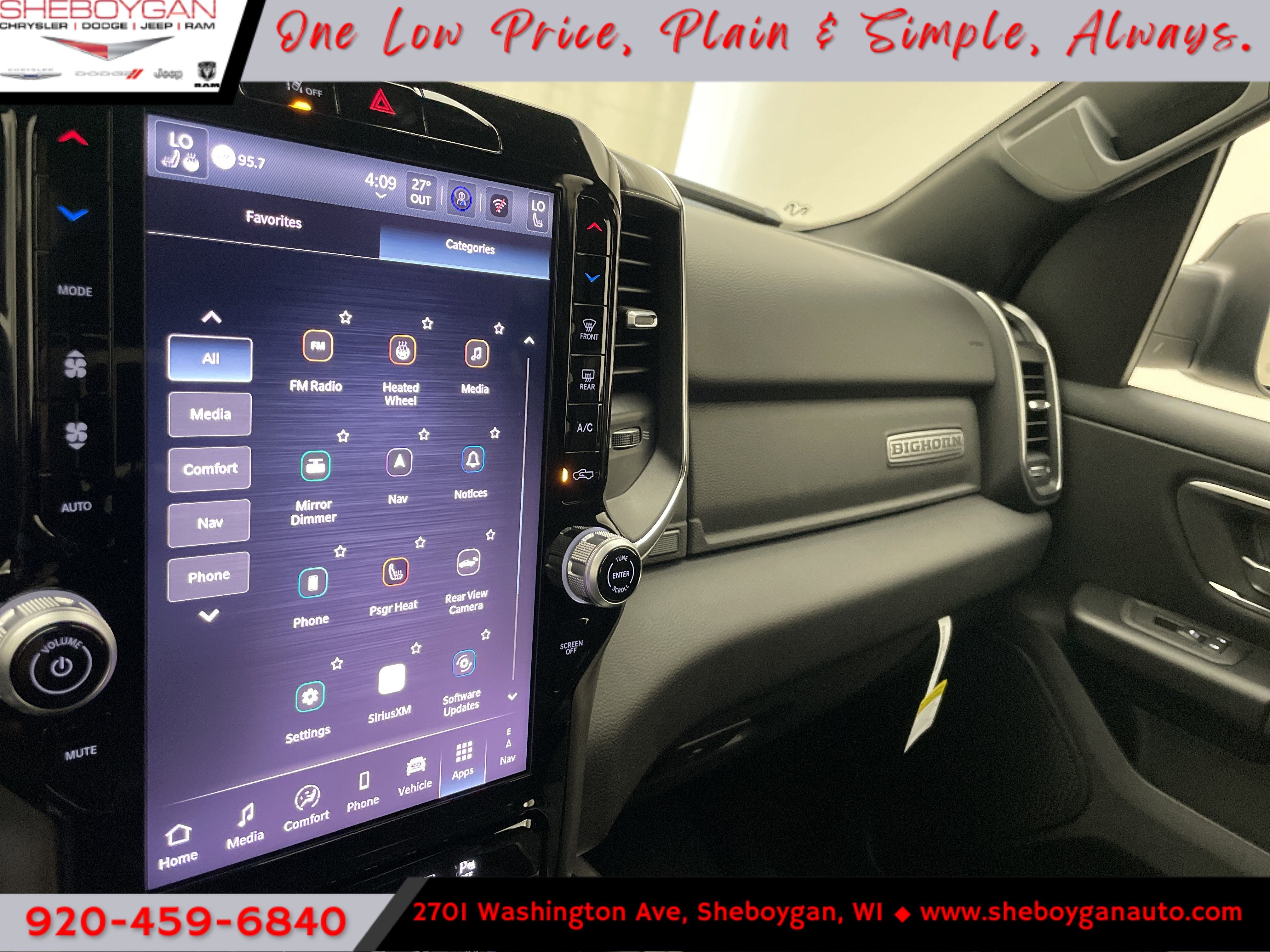 2026 RAM Ram 1500 RAM 1500 BIG HORN CREW CAB 4X4 5'7' BOX