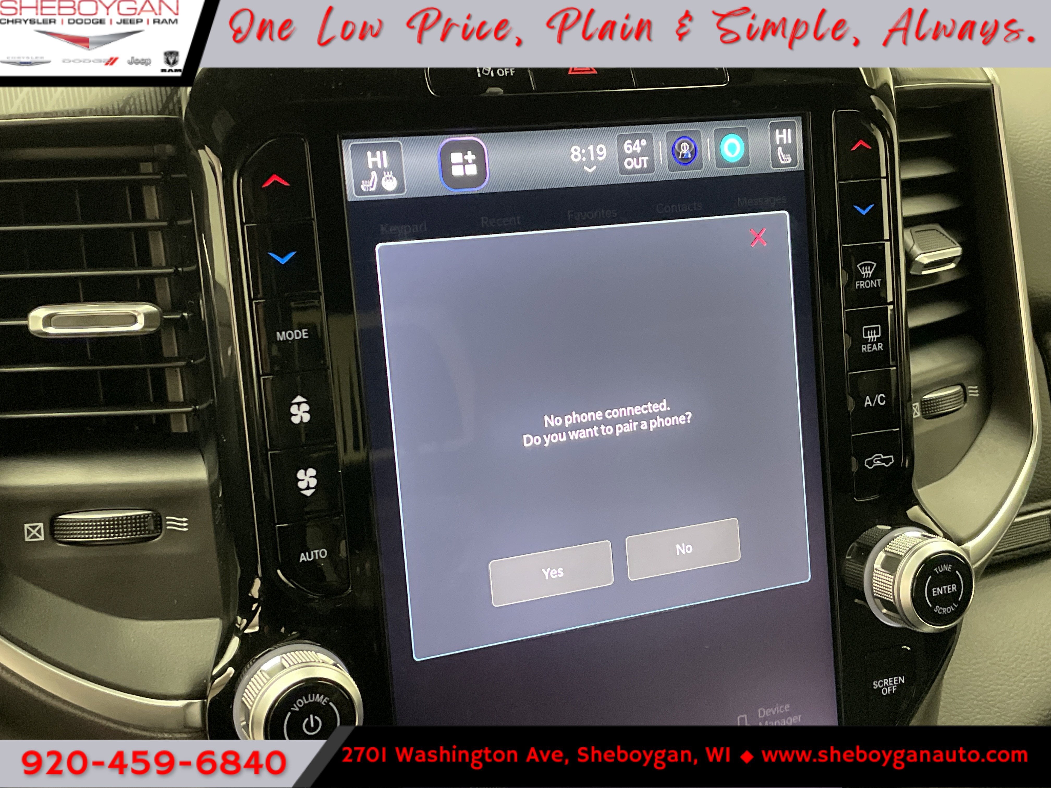 2026 RAM Ram 1500 RAM 1500 BIG HORN CREW CAB 4X4 5'7' BOX