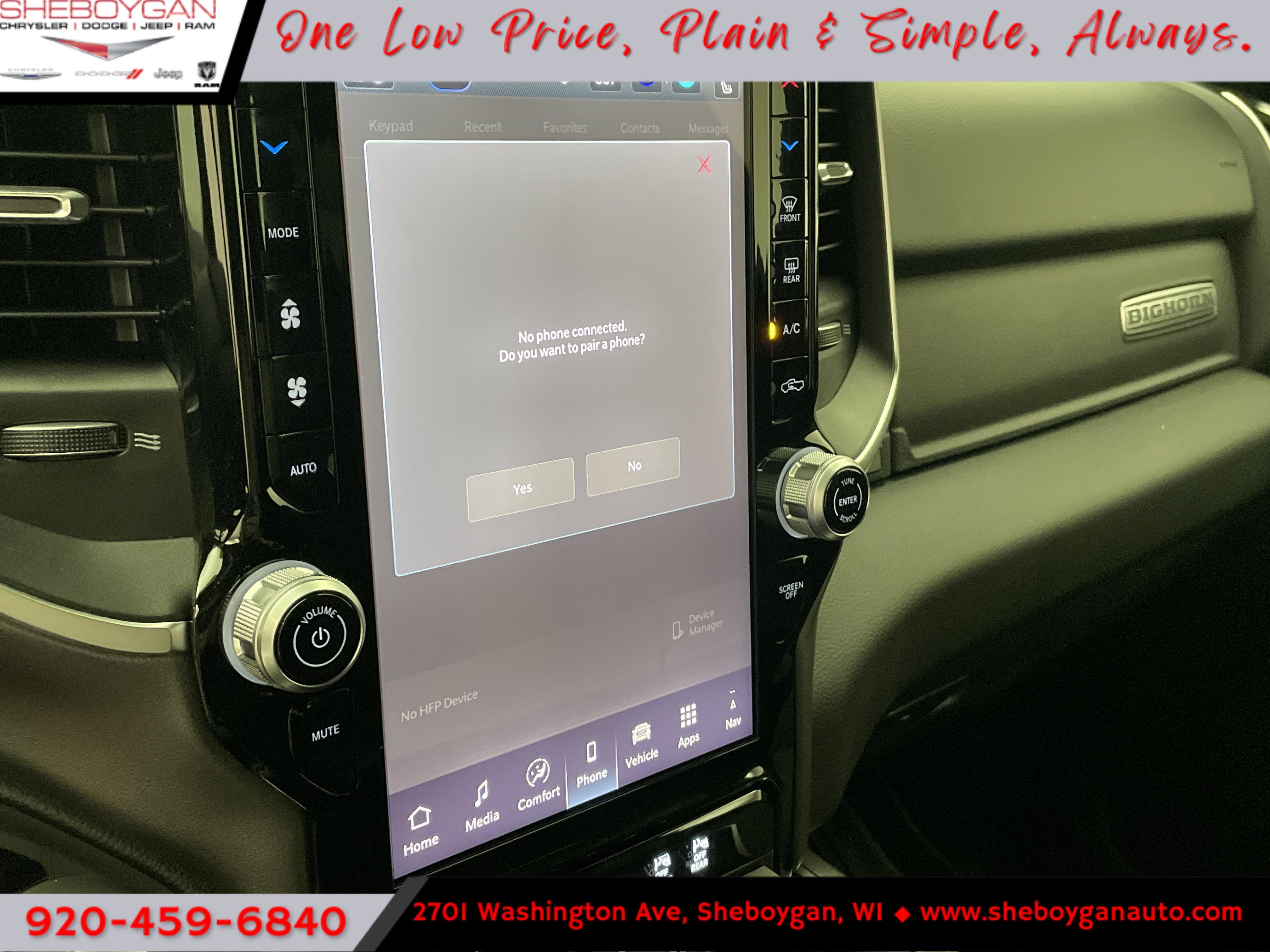 2026 RAM Ram 1500 RAM 1500 BIG HORN CREW CAB 4X4 5'7' BOX