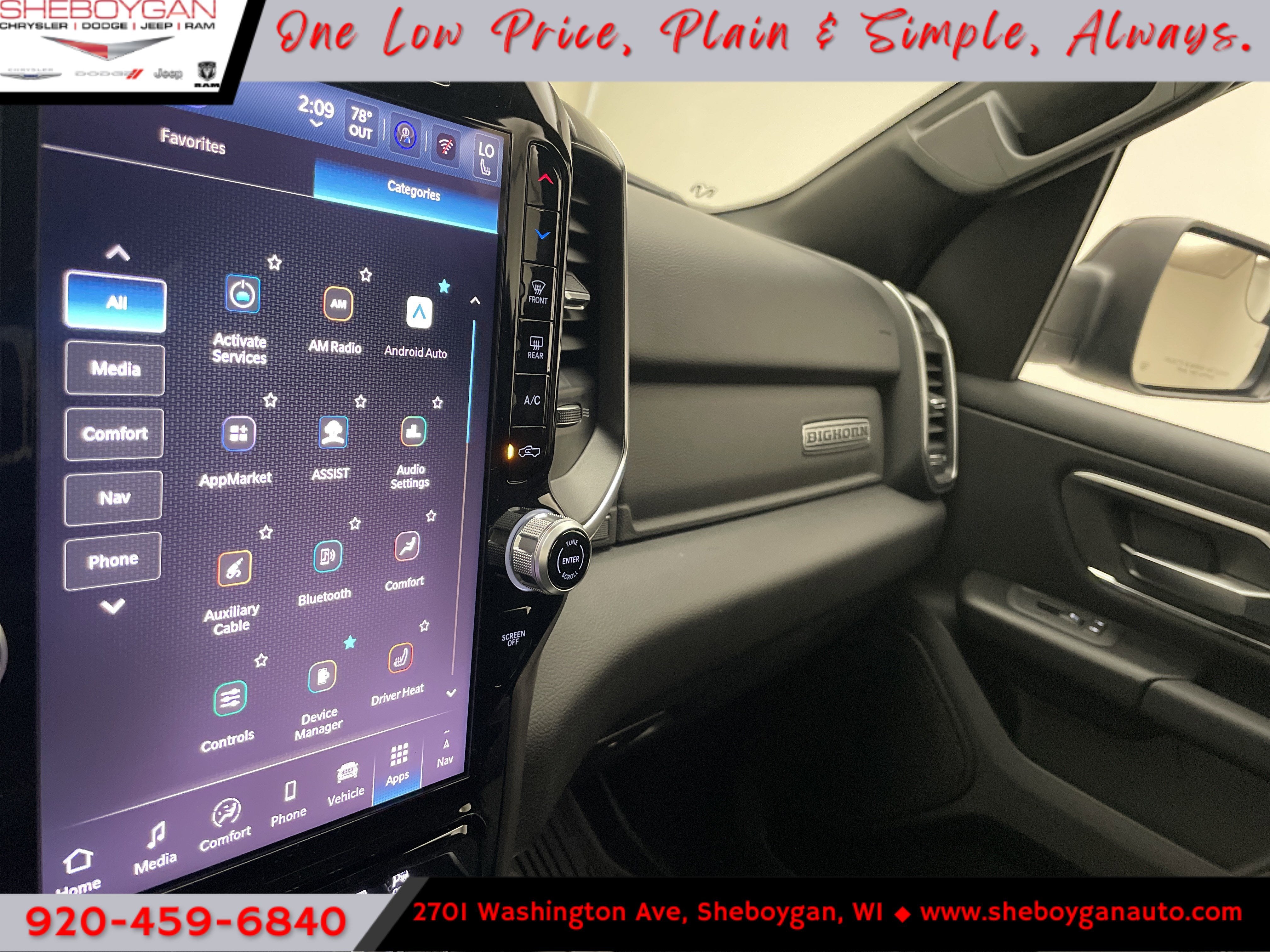 2026 RAM Ram 1500 RAM 1500 BIG HORN CREW CAB 4X4 5'7' BOX