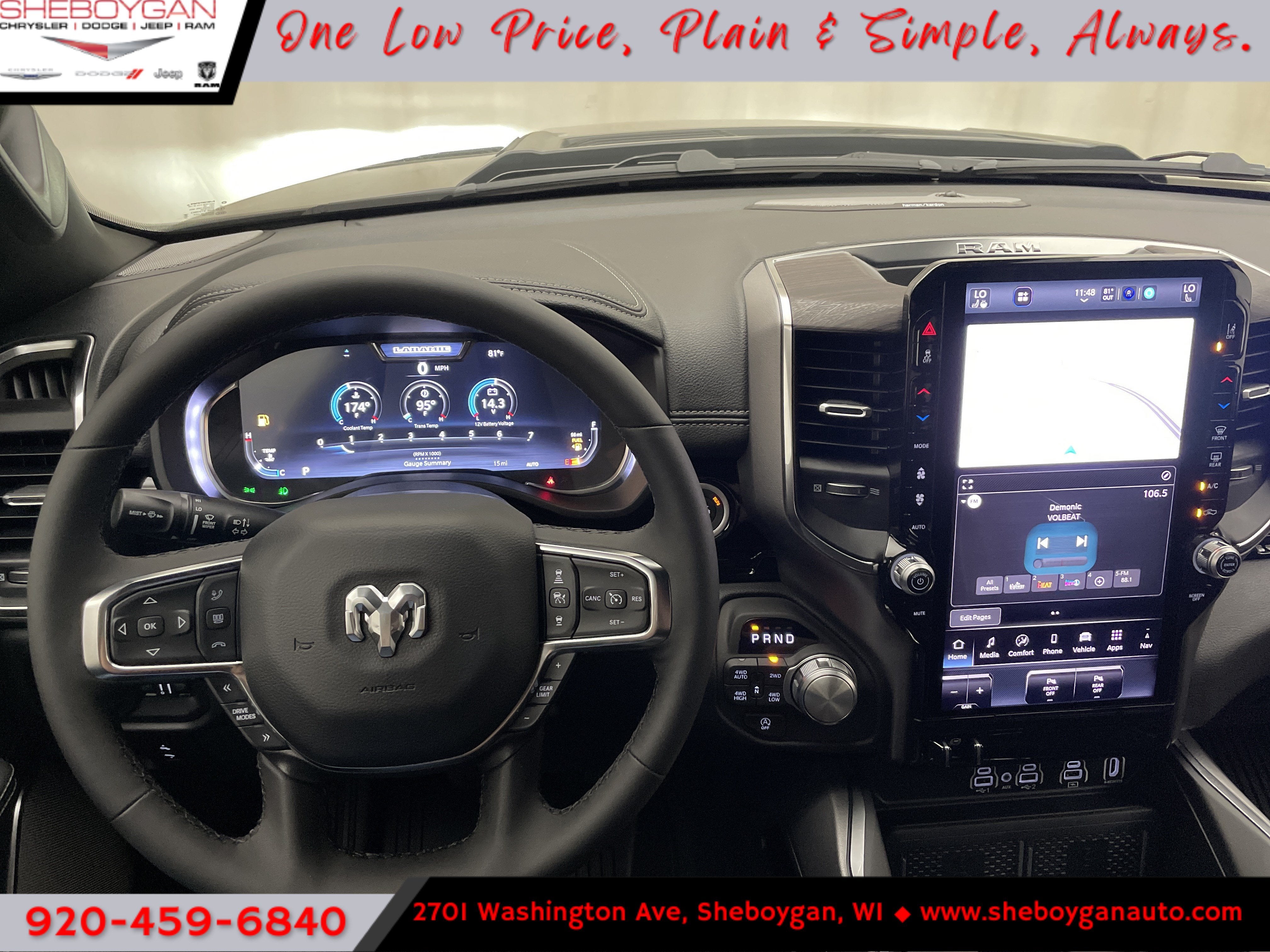 2026 RAM Ram 1500 RAM 1500 LARAMIE CREW CAB 4X4 5'7' BOX