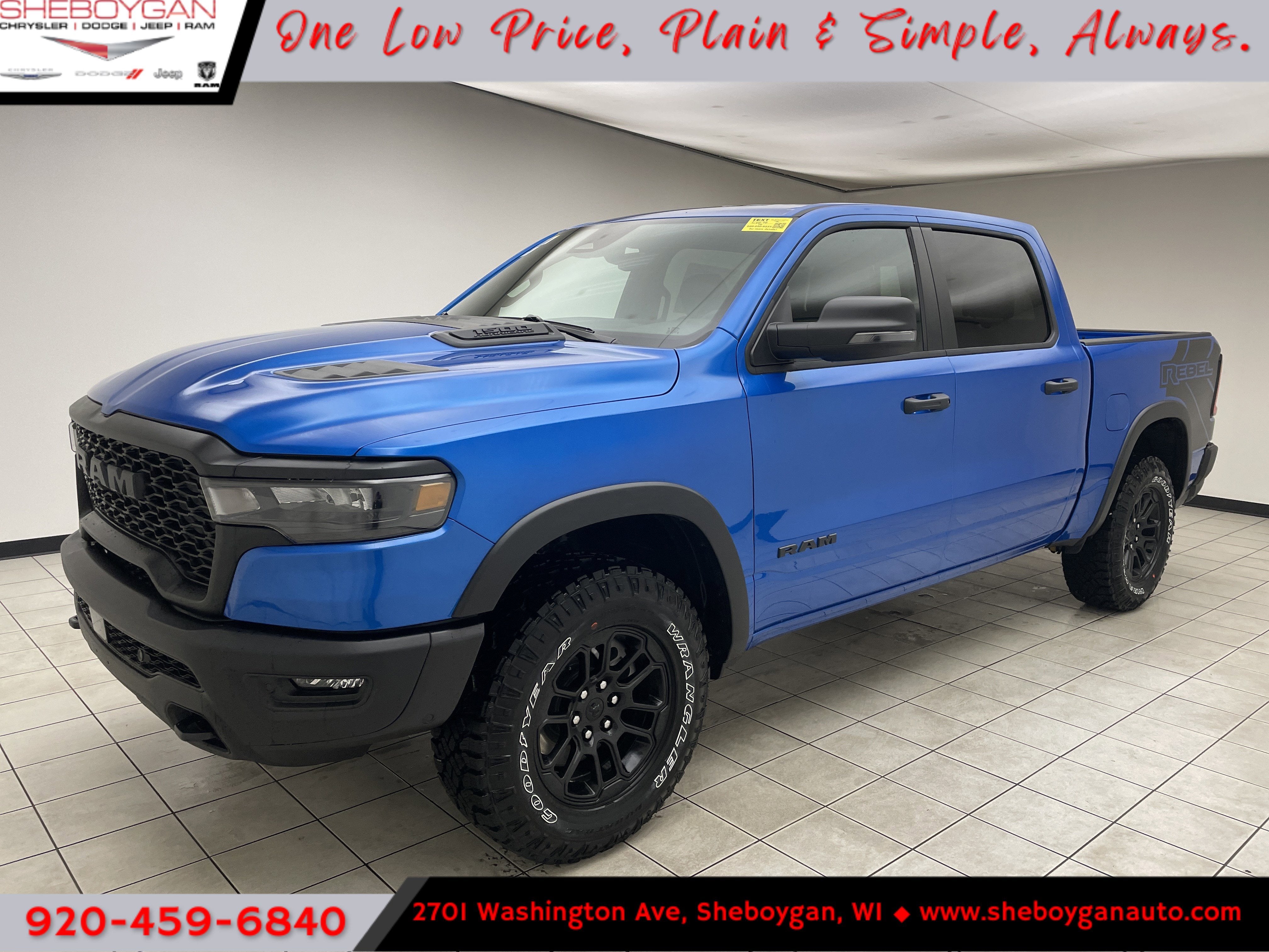 2026 RAM Ram 1500 RAM 1500 REBEL CREW CAB 4X4 5'7' BOX