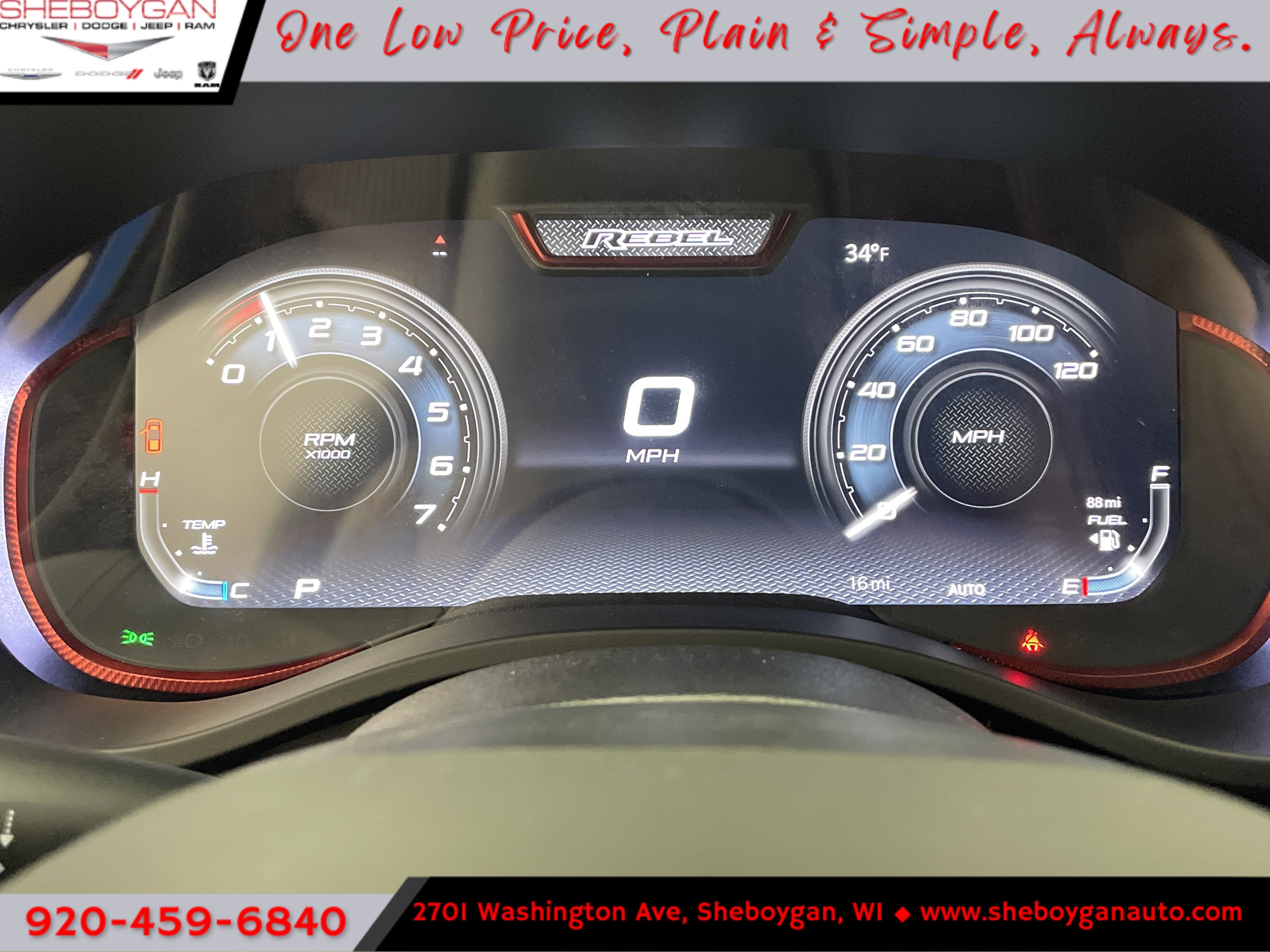 2026 RAM Ram 1500 RAM 1500 REBEL CREW CAB 4X4 5'7' BOX