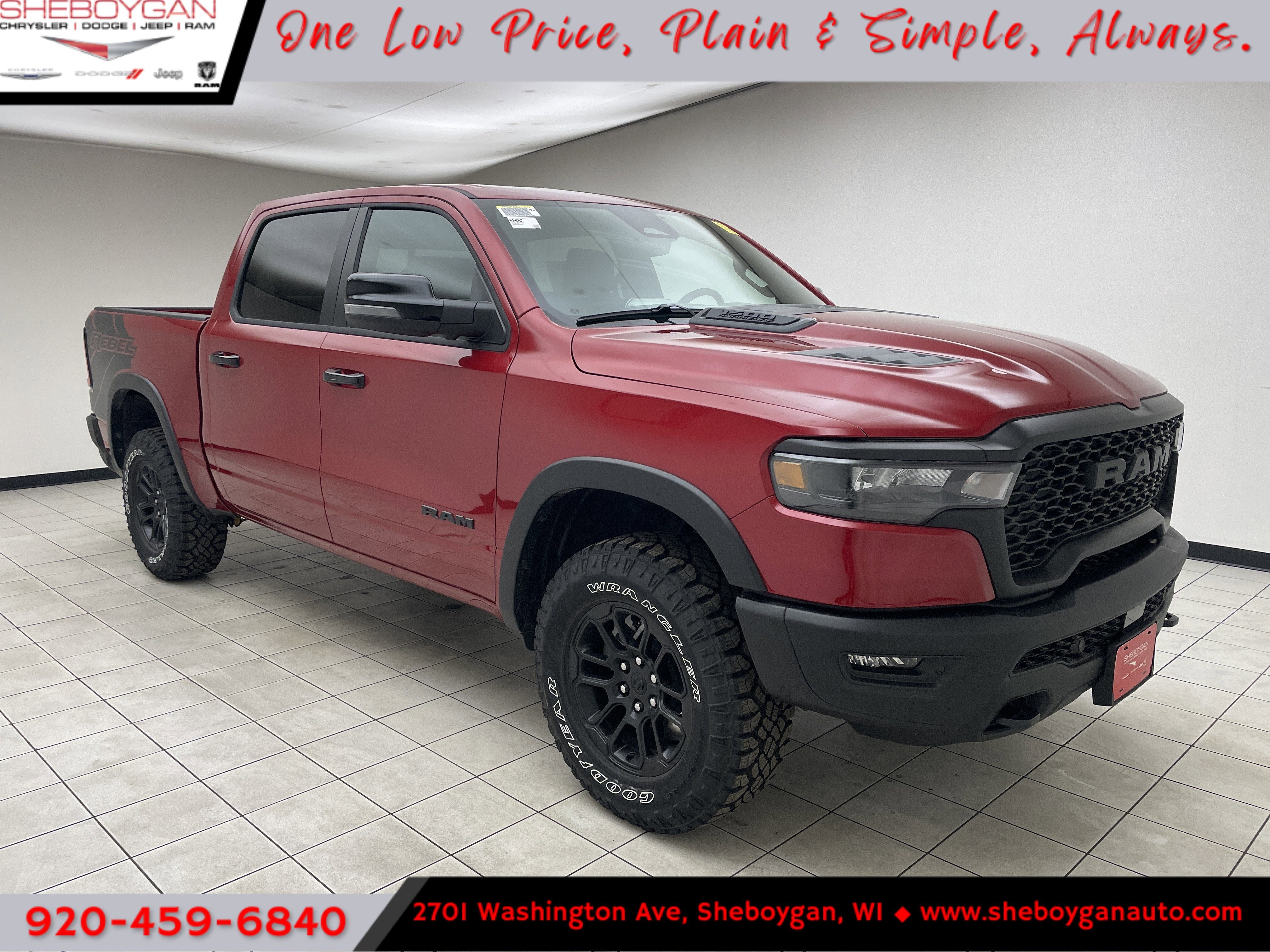 2026 RAM Ram 1500 RAM 1500 REBEL CREW CAB 4X4 5'7' BOX