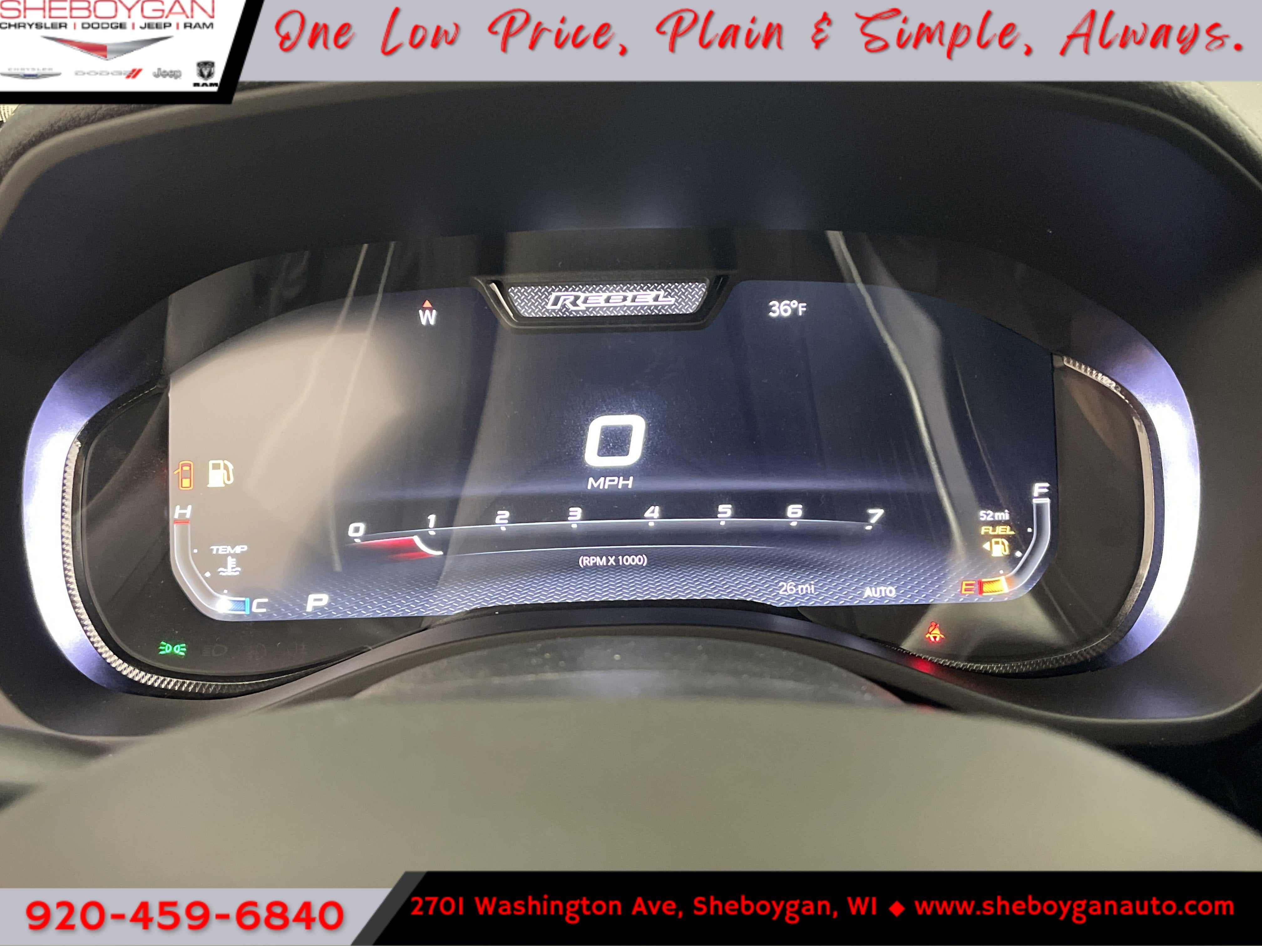 2026 RAM Ram 1500 RAM 1500 REBEL CREW CAB 4X4 5'7' BOX