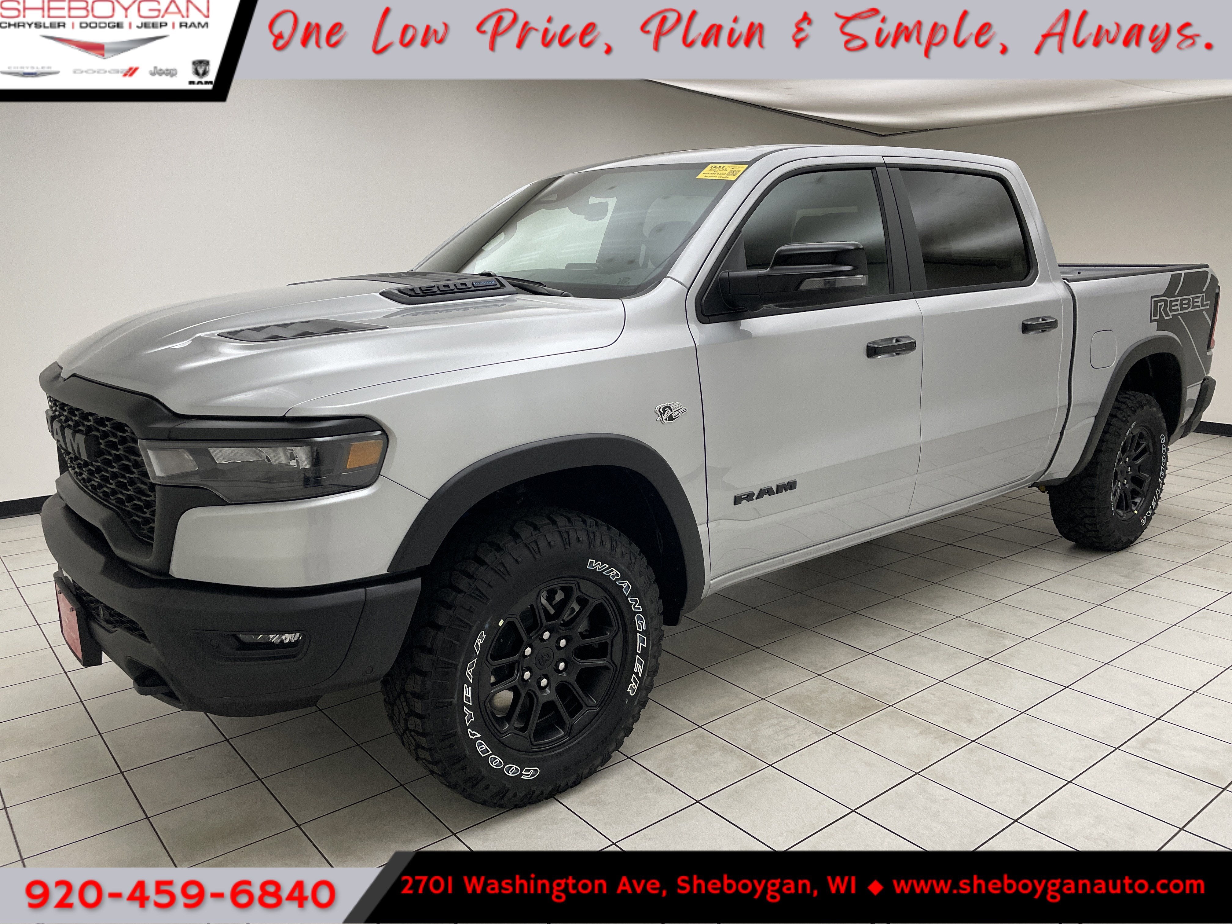 2026 RAM Ram 1500 RAM 1500 REBEL CREW CAB 4X4 5'7' BOX