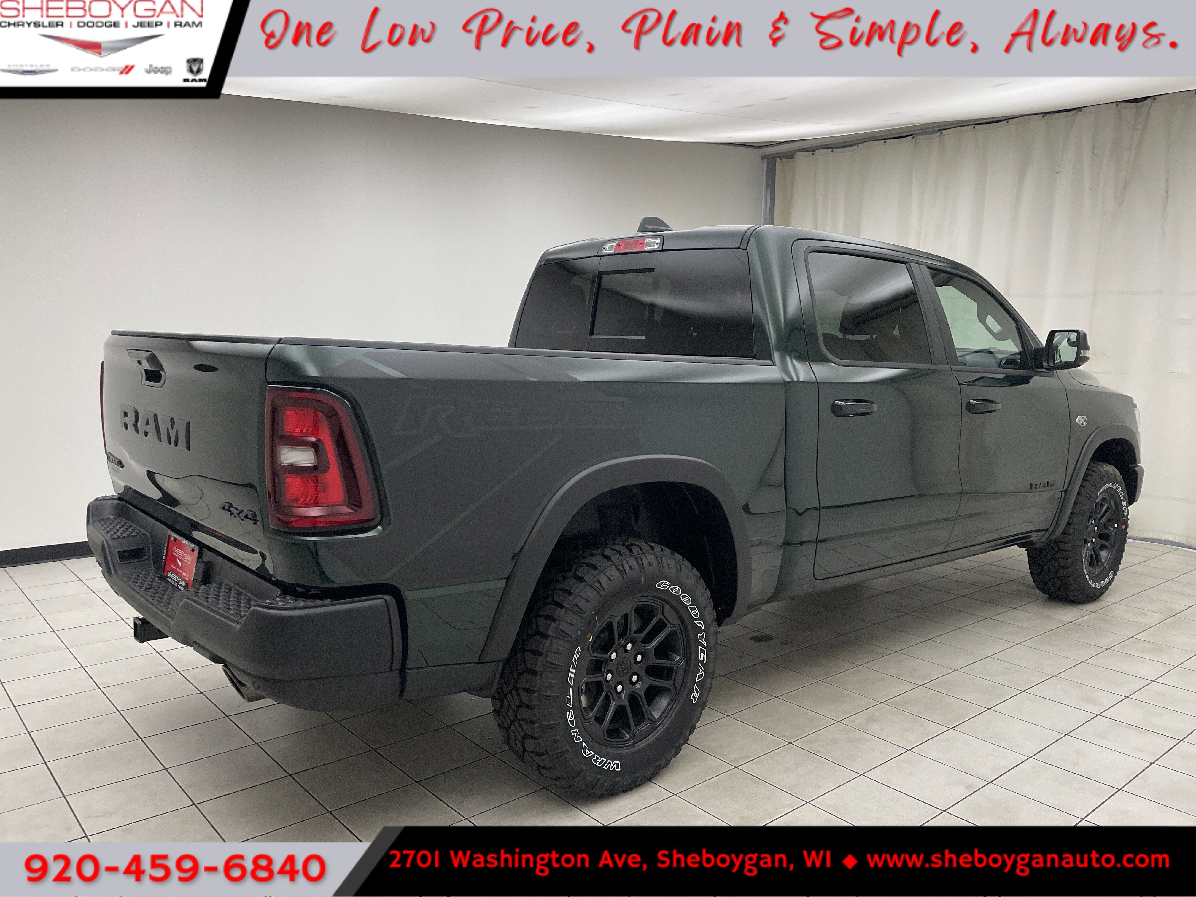 2026 RAM Ram 1500 RAM 1500 REBEL CREW CAB 4X4 5'7' BOX