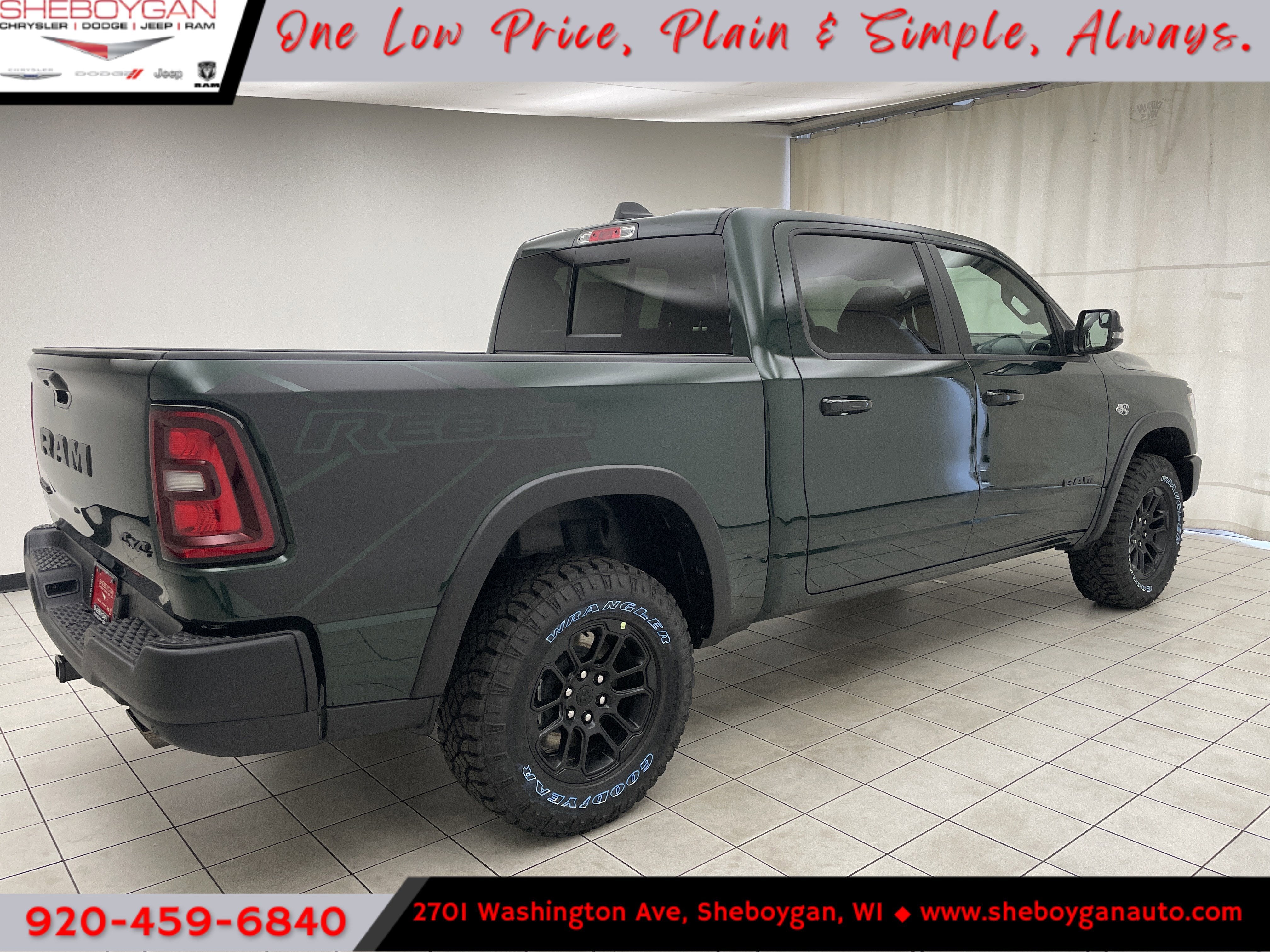 2026 RAM Ram 1500 RAM 1500 REBEL CREW CAB 4X4 5'7' BOX