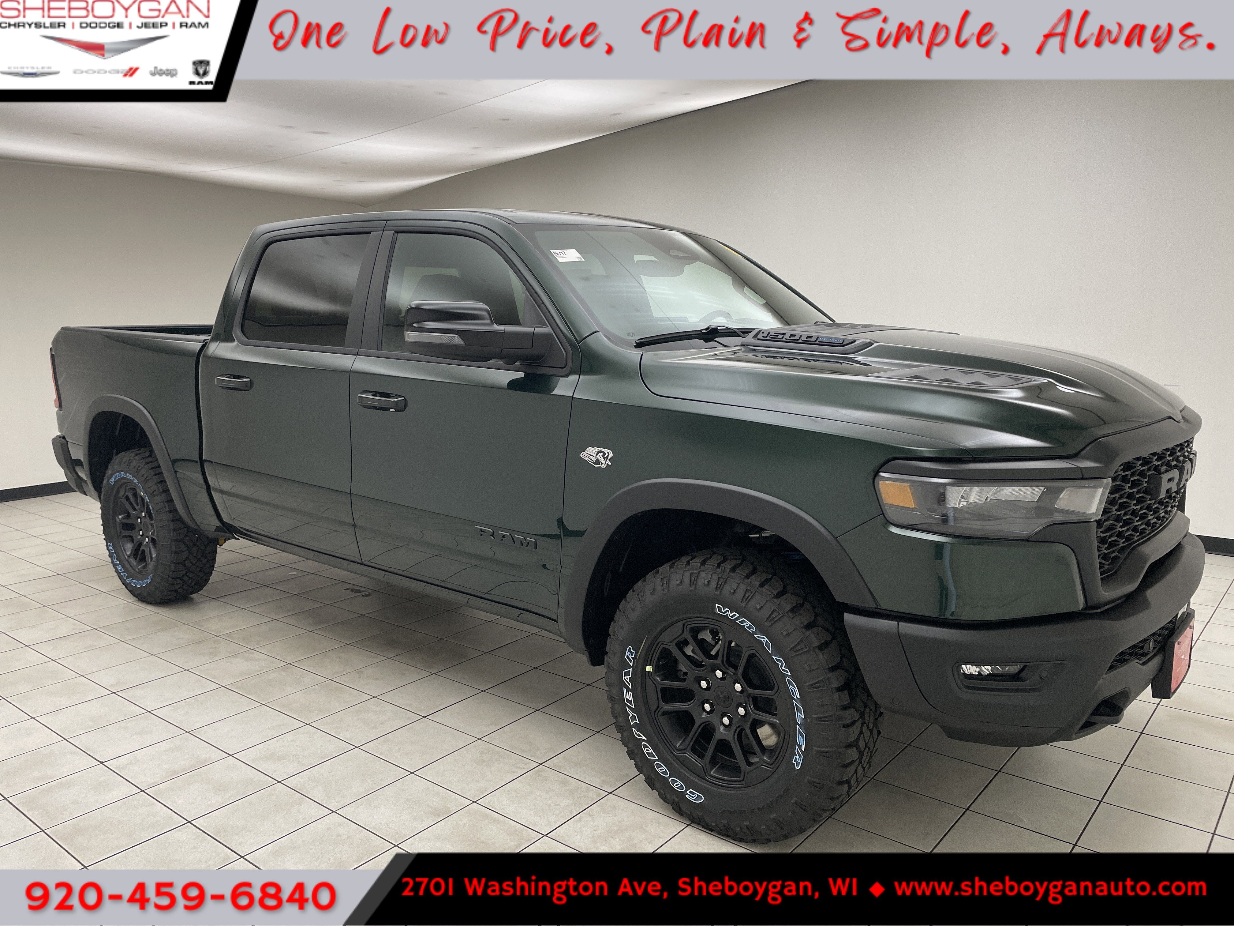 2026 RAM Ram 1500 RAM 1500 REBEL CREW CAB 4X4 5'7' BOX