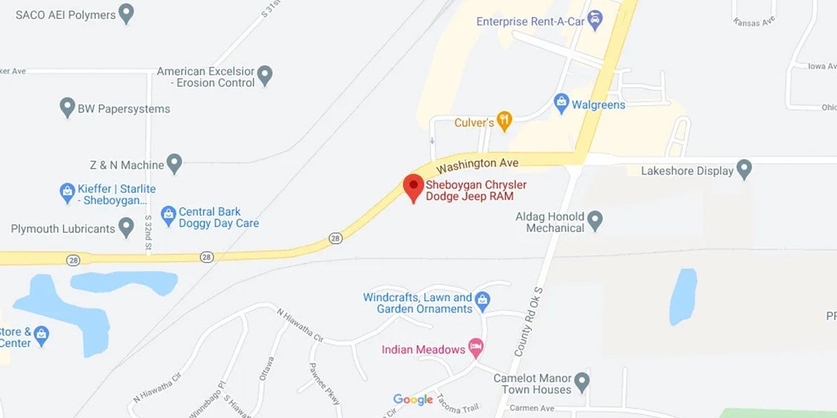 Sheboygan Chrysler Center in Sheboygan WI